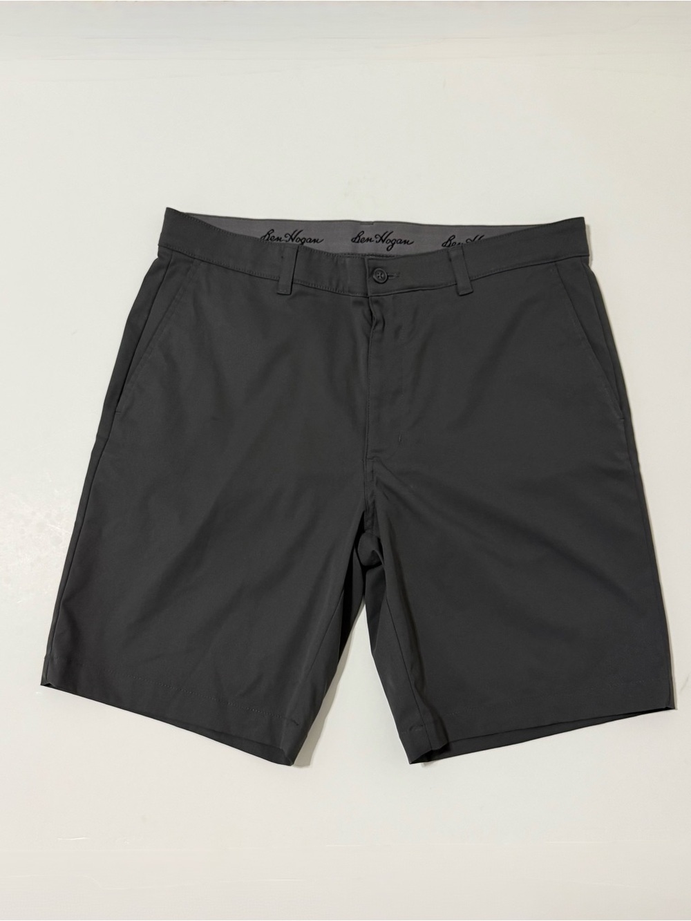 Hogan Black Men's Flat-Front Shorts